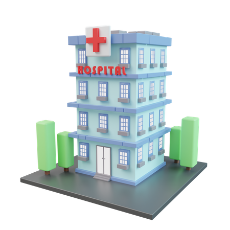 Hospital  3D Icon