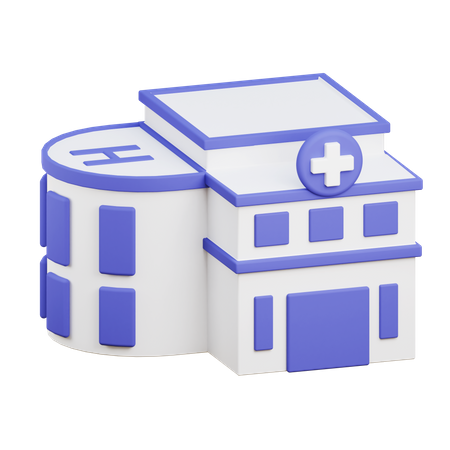 Hospital  3D Icon