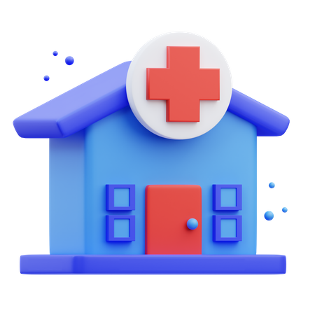 Hospital  3D Icon