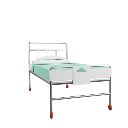 Hospital Bed  3D Illustration