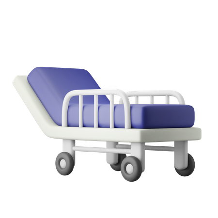 Hospital Bed  3D Illustration