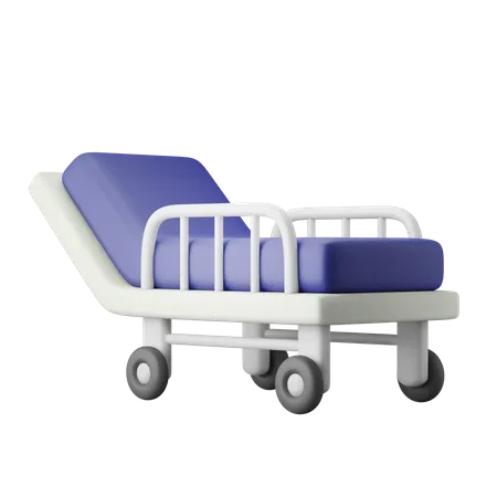 Hospital Bed  3D Illustration