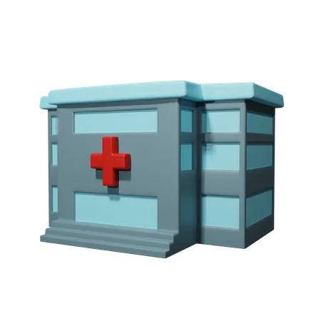 Hospital Building  3D Icon