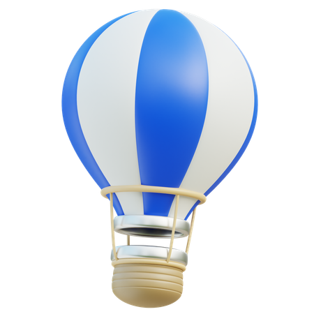 Hot Air Balloon  3D Icon