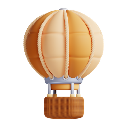 Hot Air Balloon  3D Illustration