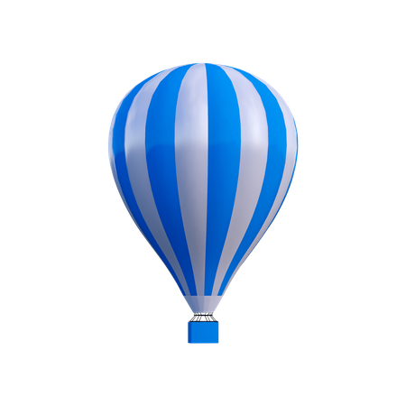 Hot Air Balloon  3D Illustration