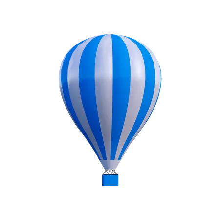 Hot Air Balloon  3D Illustration