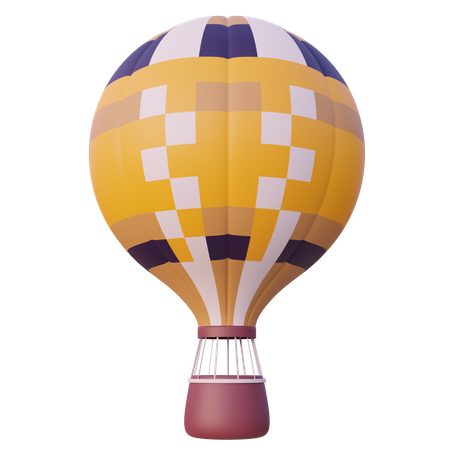 Hot Air Balloon  3D Icon