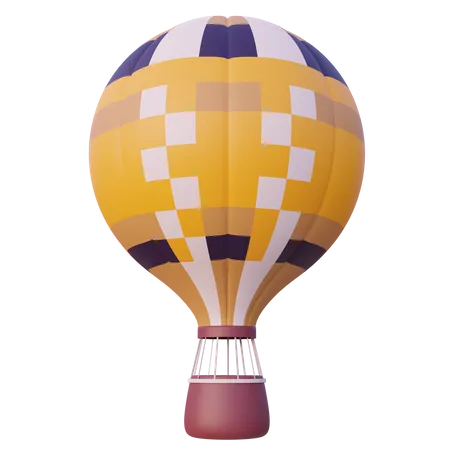 Hot Air Balloon  3D Icon