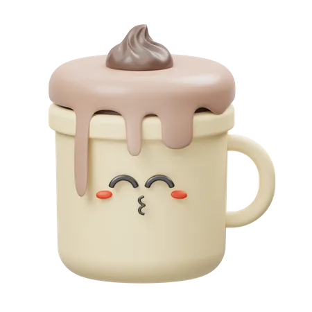 Hot Chocolate  3D Illustration