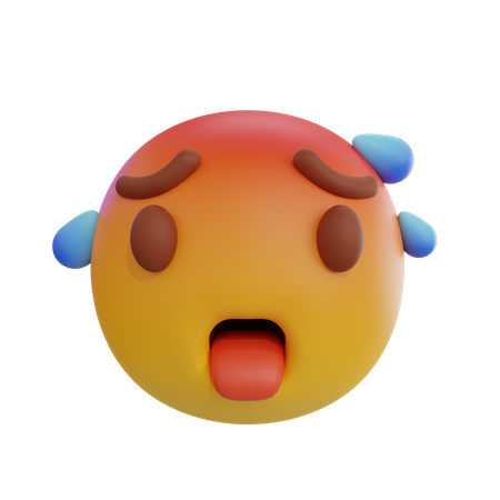 Hot Emoji  3D Icon