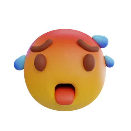 Hot Emoji  3D Icon