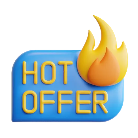 Hot Offer  3D Icon