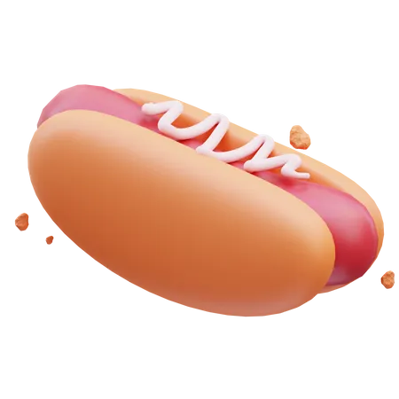 Hotdog  3D Icon