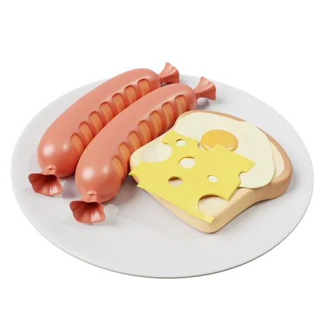 Hotdog  3D Icon