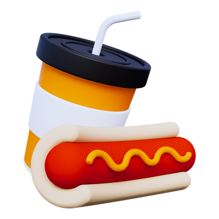 Hotdog  3D Icon