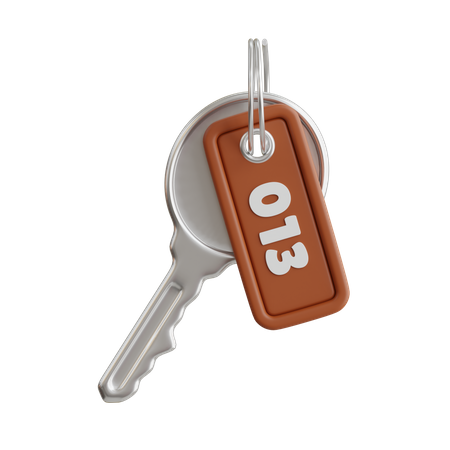 Hotel Key  3D Icon