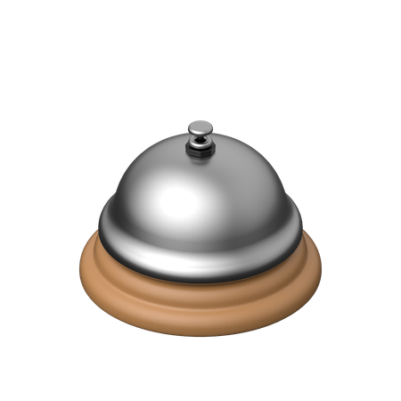 Hotelpagen-Glocke  3D Icon