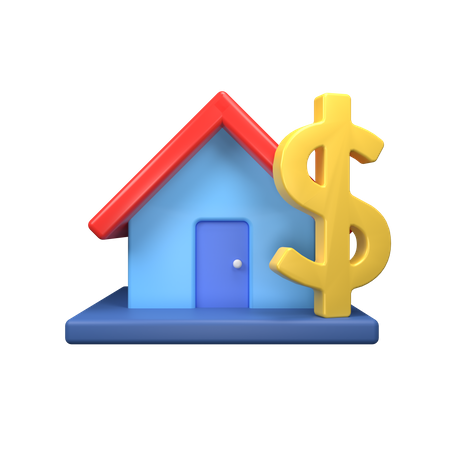 House Loan  3D Icon