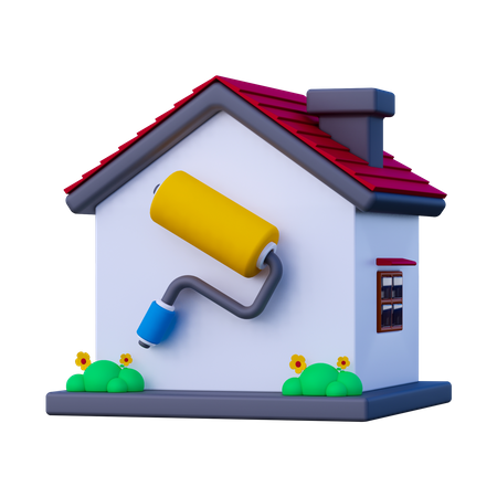 House Renovation  3D Icon