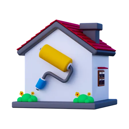 House Renovation  3D Icon