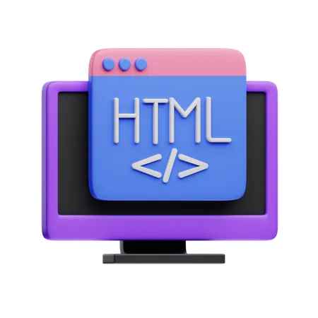 HTML  3D Icon