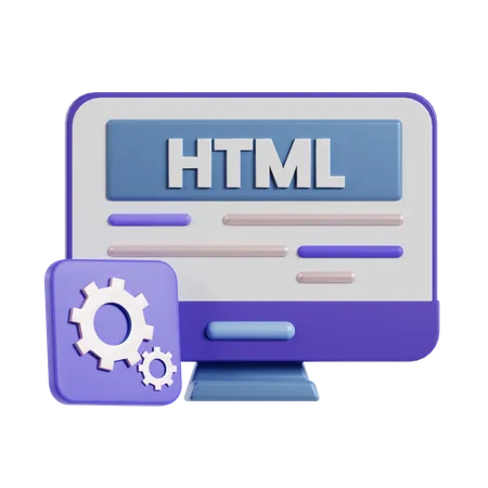 Html  3D Icon