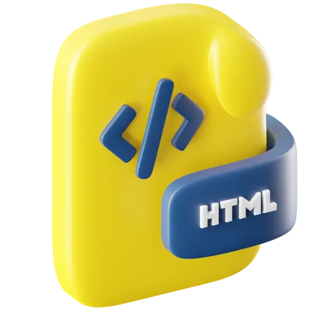 HTML-Datei  3D Icon