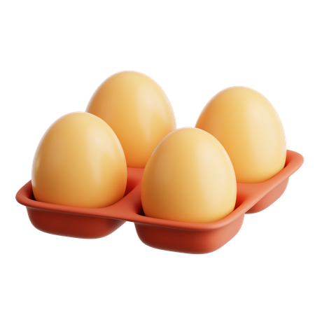 Huevos  3D Icon