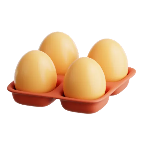 Huevos  3D Icon