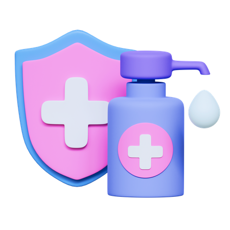 Hygiene Wash  3D Icon