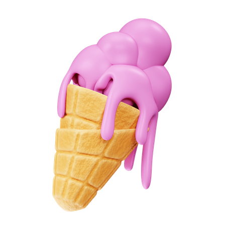 Ice Cream  3D Icon