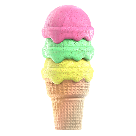 Ice Cream  3D Icon