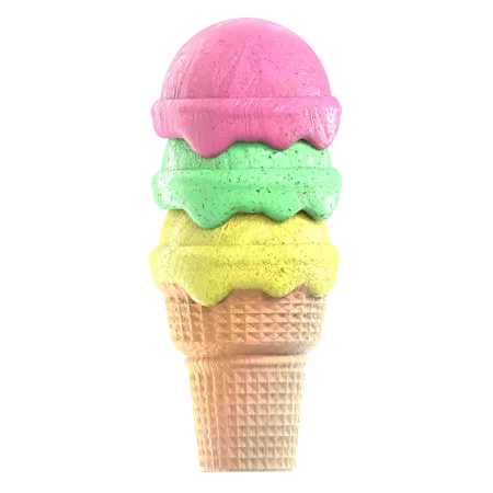 Ice Cream  3D Icon