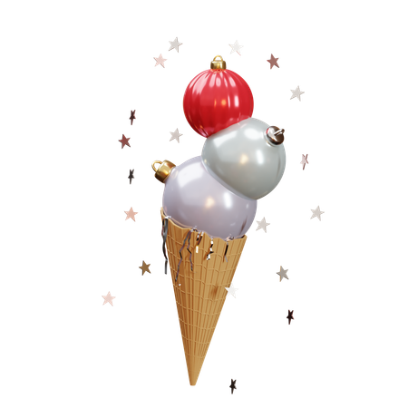 Ice Cream Cone  3D Icon