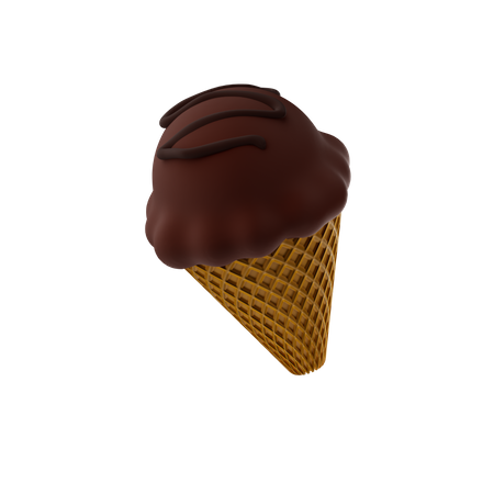 Ice Cream Cone  3D Icon