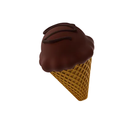 Ice Cream Cone  3D Icon