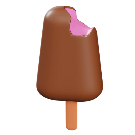 Ice Cream Stick  3D Illustration