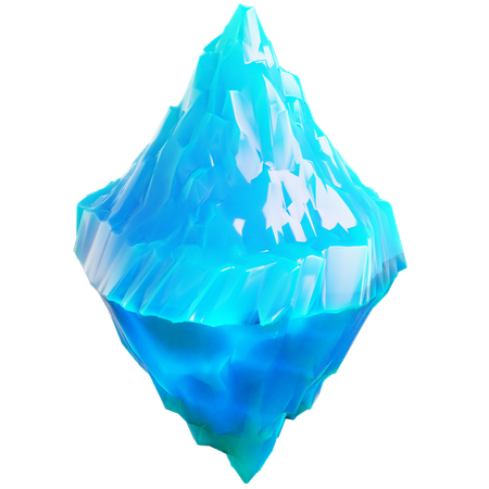 Icebergue  3D Icon