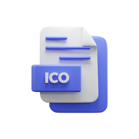 Ico File  3D Icon