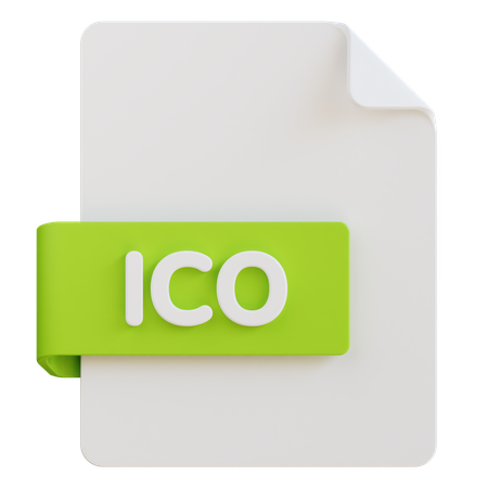 Ico File  3D Icon