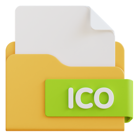 Ico File  3D Icon