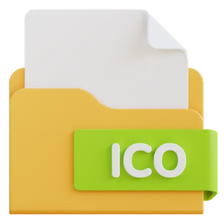 Ico File  3D Icon