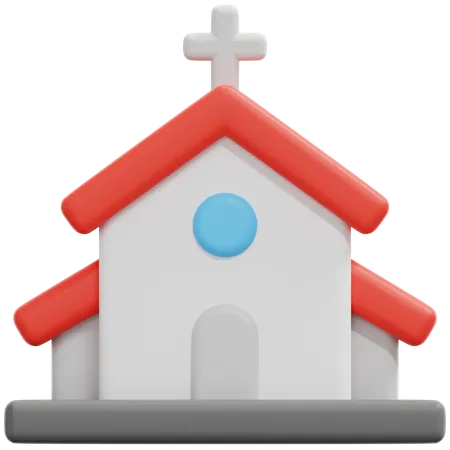 Igreja  3D Icon