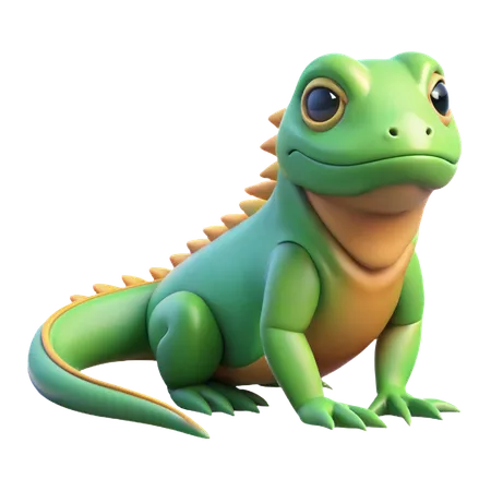 Iguana  3D Icon