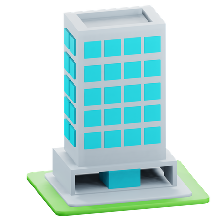 Immeuble  3D Icon