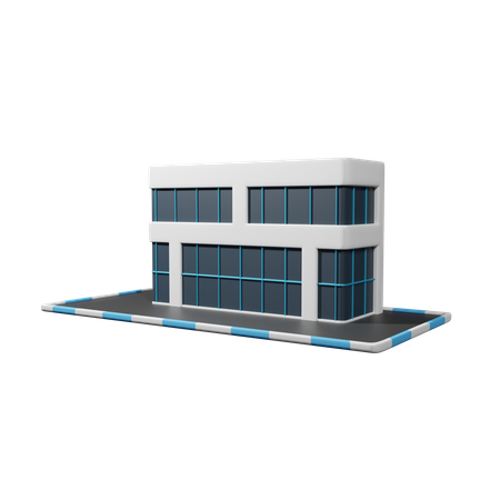 Immeuble de bureaux  3D Icon