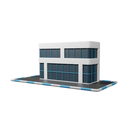 Immeuble de bureaux  3D Icon