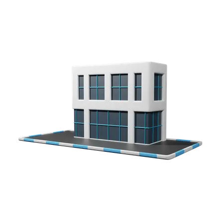 Immeuble de bureaux  3D Icon