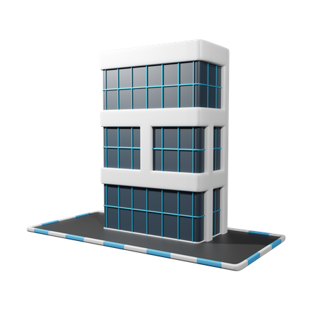 Immeuble de bureaux  3D Icon